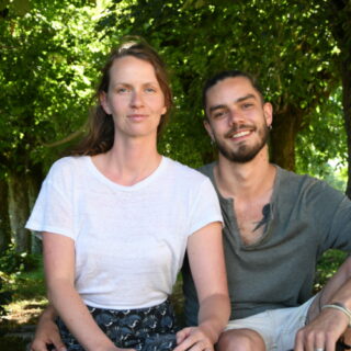 Gabriel et Laetitia volontaires Bambous 2022-2023